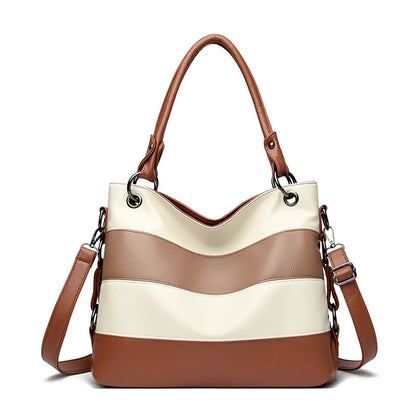 Trois couches de luxe fourre-tout décontracté femmes Sac de haute qualité en cuir Pu dames sacs à main pour femmes grand épaule sacs à bandoulière Sac nouveau