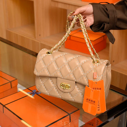 Sac à bandoulière carré Unique pour femmes, sacoche rétro minimaliste en cuir texturé, sac à main de luxe pour les déplacements et la soirée