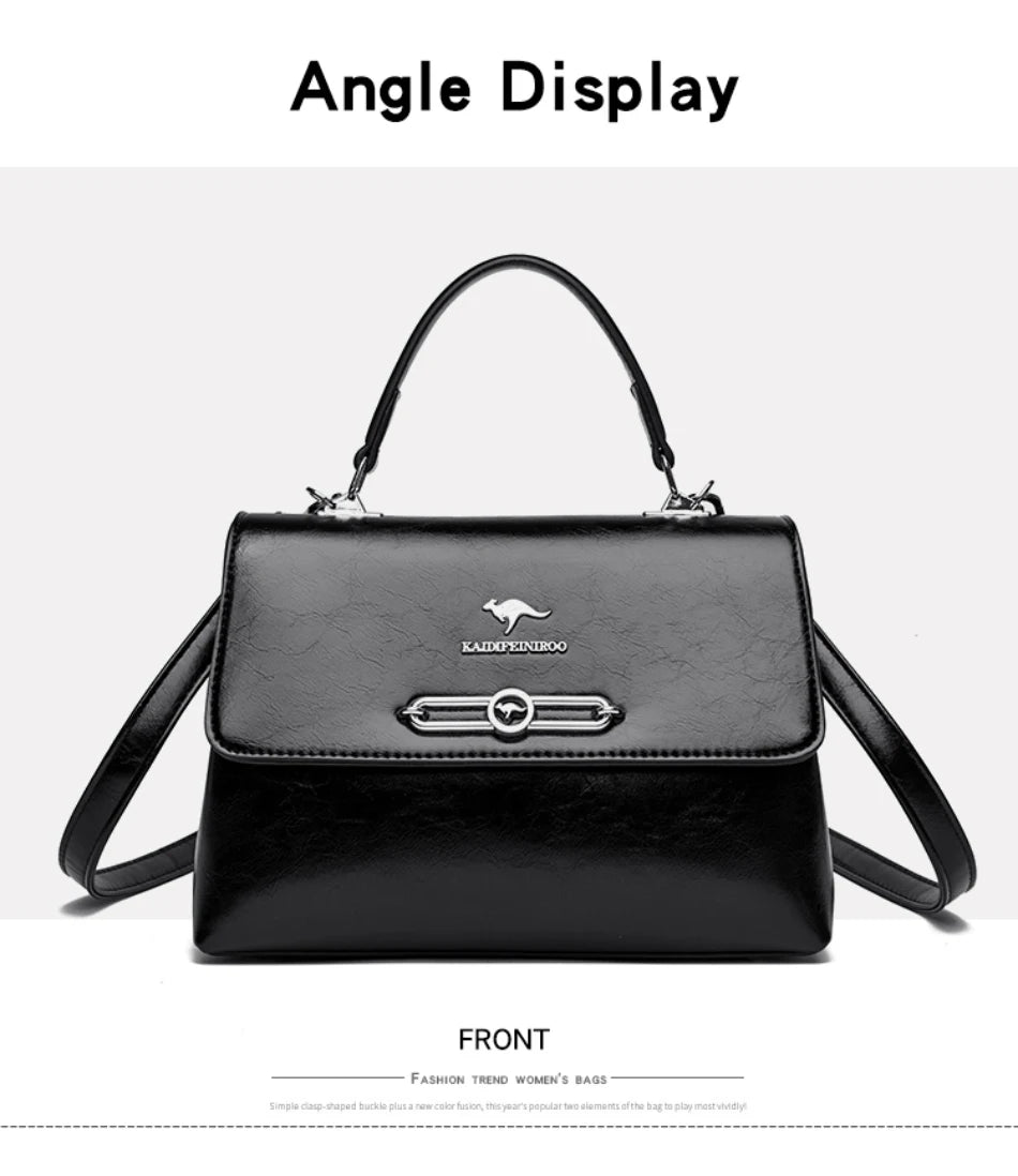 Sac à main rétro tendance pour femmes, portefeuille en cuir souple de haute qualité, petit sac carré, sacs à bandoulière de luxe célèbres