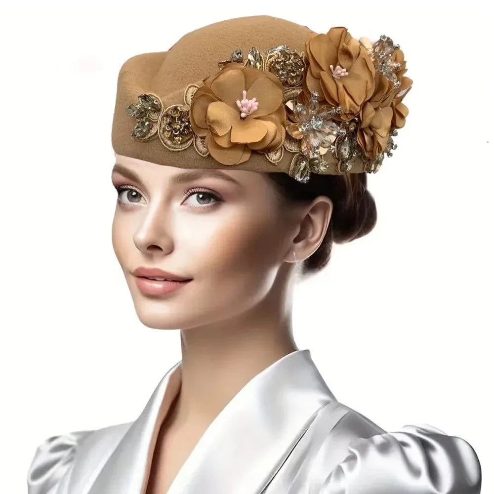 Chapeau Turban africain pour femmes, couvre-chef africain, mode été automne 2023, église avec fleurs, casquettes souples pour fête, enveloppe de tête décontractée