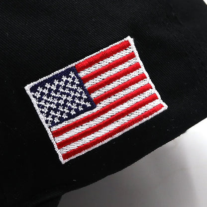Casquette de Baseball drapeau américain pour hommes et femmes, chapeau à rabat en coton, unisexe, broderie américaine, Hip Hop, Gorras Pet, nouvelle marque