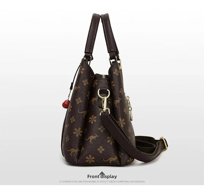 Kangourou femmes sac à main épaule sac à bandoulière automne nouveau Style à la mode maman sac grande capacité fermeture à glissière dames sac à main