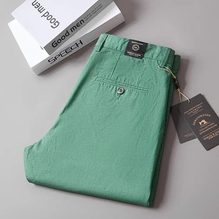 Pantalon décontracté en coton pour homme, jean droit, jean classique multicolore, mode d'affaires, confortable, printemps, été, nouveau, 2024