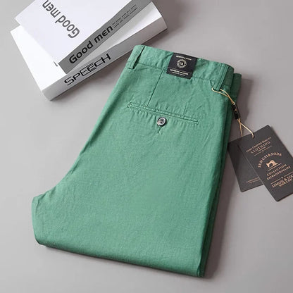 Pantalon décontracté en coton pour homme, jean droit, jean classique multicolore, mode d'affaires, confortable, printemps, été, nouveau, 2024