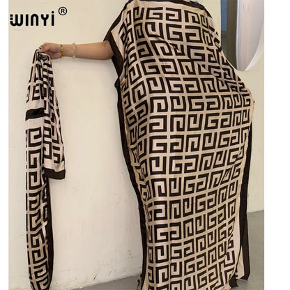 WINYI robe traditionnelle africaine musulmane pour femme abaya dubaï caftan de luxe robe de soirée élégante robe Maxi longueur couvertures de plage