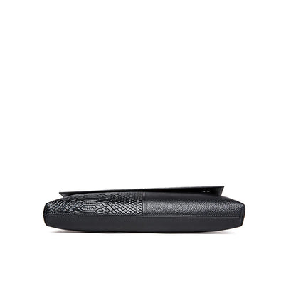 Sac à bandoulière en cuir synthétique PU pour femmes, sac à main et bourse à rabat à motif d'alligator pour dîner de mariage décontracté