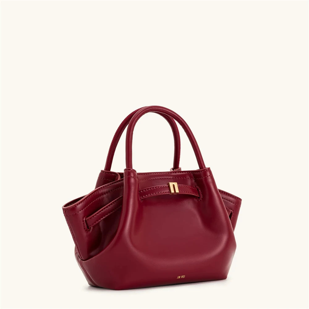 JW PEI 2025New femmes toile marron bandoulière sac à bandoulière Mini cuir végétalien sac fourre-tout sac à main boulette sac en cuir de haute qualité
