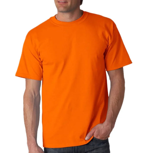 2025 flambant neuf hommes T-shirt coton de haute qualité à manches courtes hommes T-shirt pour homme couleur Pure loisirs homme hauts T-shirt t-shirts