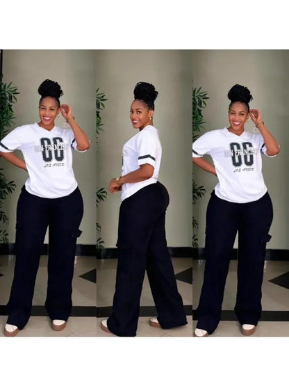 2 pièces femmes ensembles Dashiki africain nouveauté été printemps correspondant ensembles deux pièces ensembles haut pantalon costumes tenues vêtements 2025