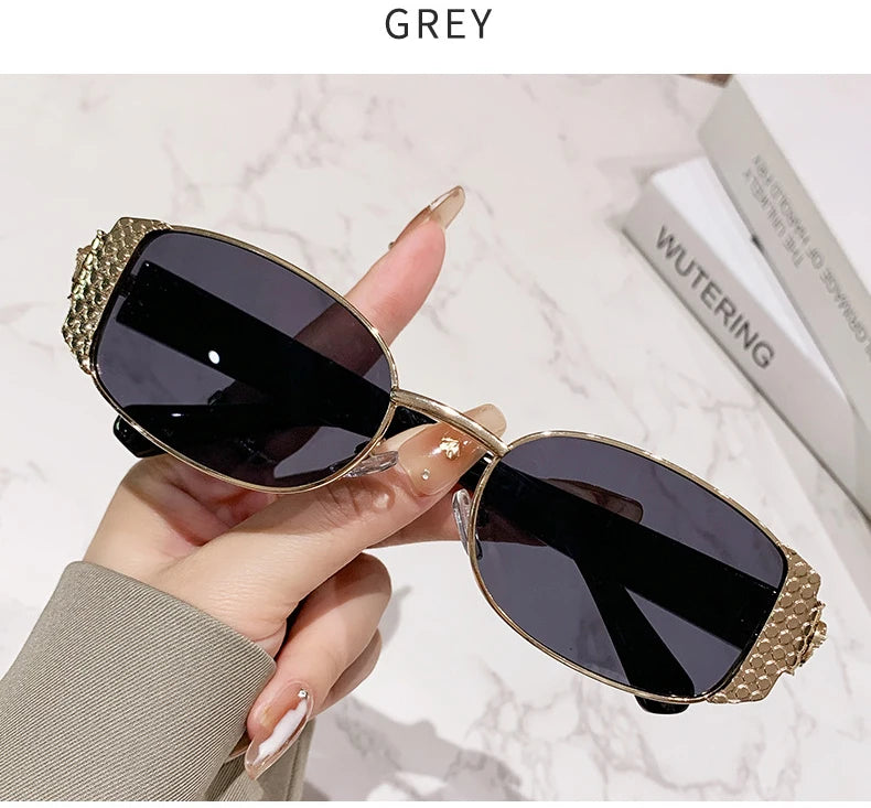 Nouvelle marque de mode Vintage lunettes de soleil femmes de luxe concepteur 2025 voyage en plein air nuances lunettes à la mode fête haut d'été lunettes de soleil