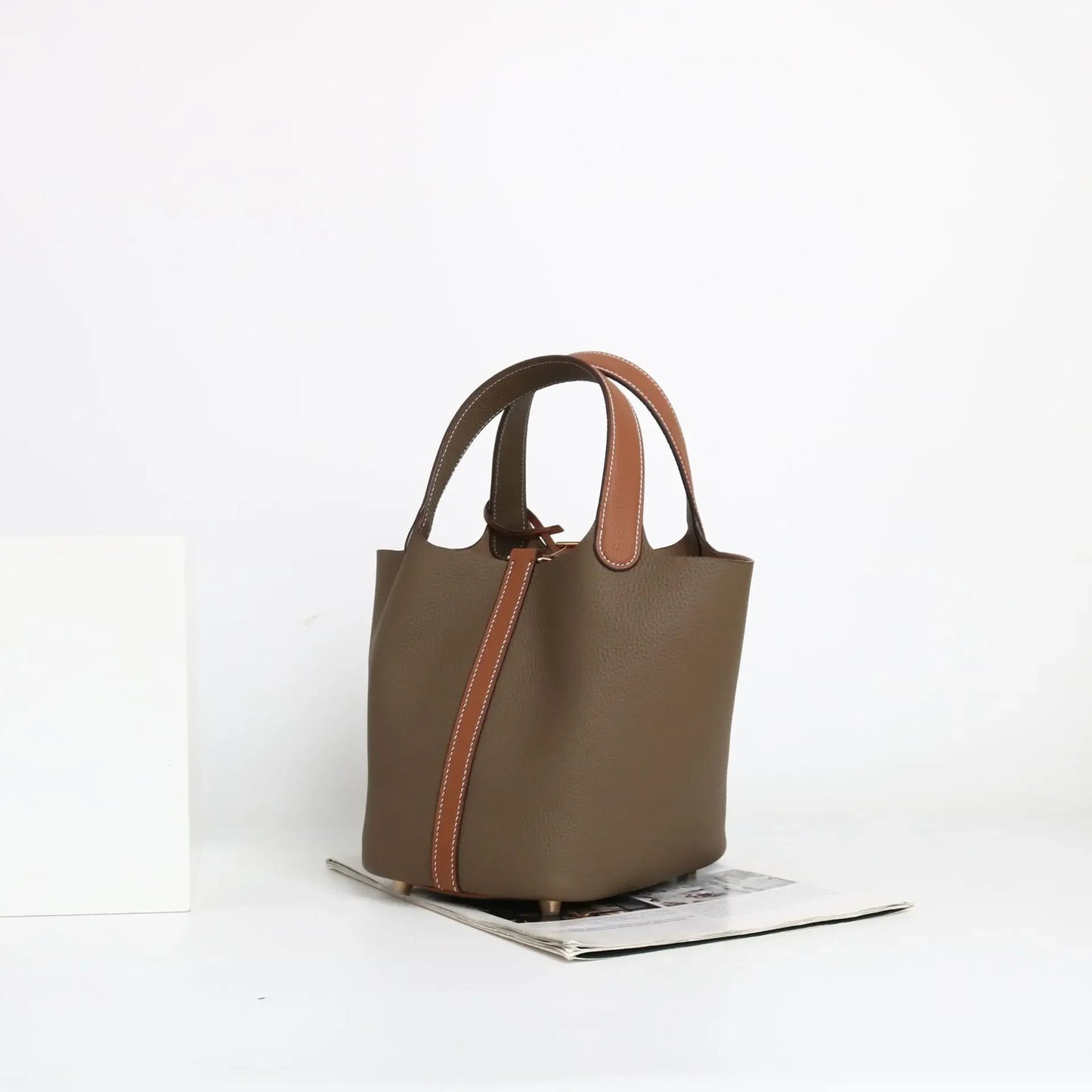 Sac à main en cuir de vache souple, panier de couche de sauna XVI, sac de détermination durable, fabriqué en Chine, nouvelle mode, 2024, E27