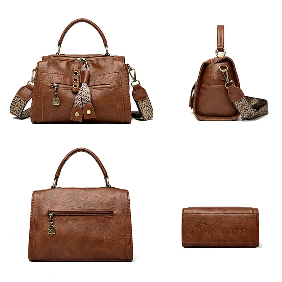 Femmes en cuir souple sacs à poignée supérieure sacs à Main de créateur de luxe dames grand Sac à bandoulière fourre-tout décontracté Sac de transport A Main