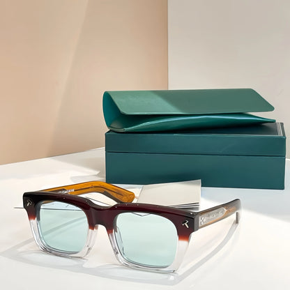 JMM QUENTIN Lunettes de soleil de marque de créateur japonais faites à la main photochromiques de haute qualité UV400 Lunettes en acétate pour hommes et femmes avec étui