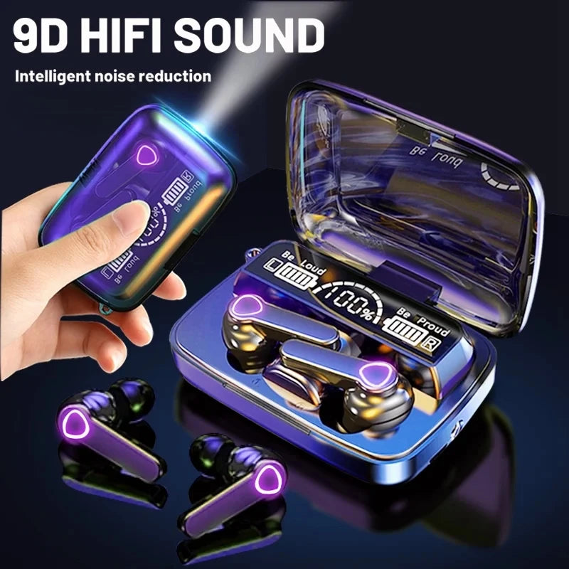 Original M19 Bluetooth casque sans fil dans l'oreille sport Intelligent tactile Led affichage miroir entrepôt charge trésor écouteur