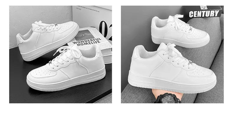 2025 printemps nouvelles chaussures pour hommes chaussures fines respirantes antidérapantes petites chaussures blanches tendance chaussures de course décontractées