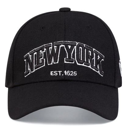 Casquette de Baseball unisexe NewYork avec lettres brodées, chapeaux décontractés réglables pour l'extérieur, protection solaire, casquette de sport et de Golf, printemps et automne