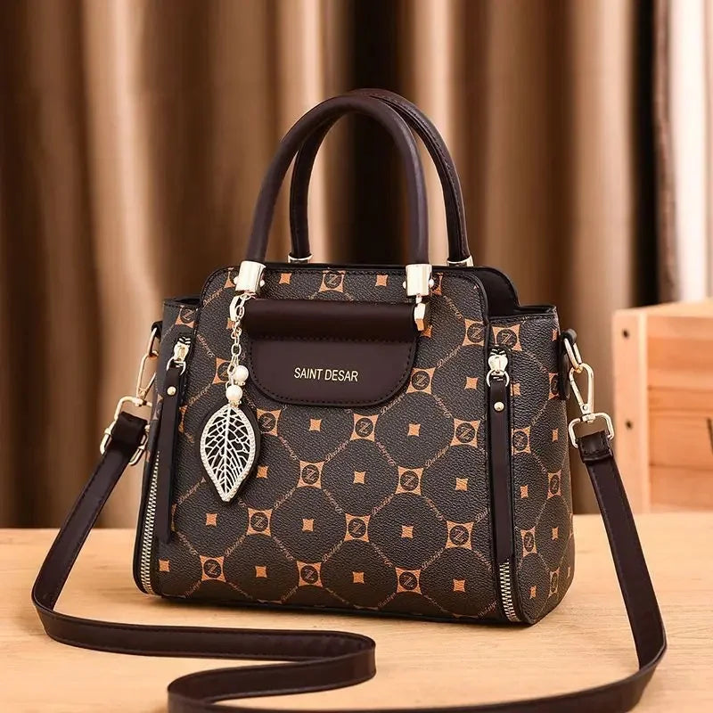 Sac à main à la mode de grande capacité pour femmes, petit sac à bandoulière pour dames et mères d'âge moyen