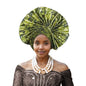 Turban africain nigérian, Bonnet Hijab Auto Gele, couvre-chef déjà fabriqué Sego Gele, bandeau pour fête de mariage