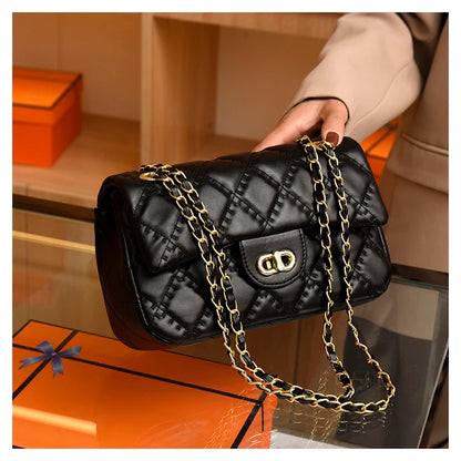 Sac à bandoulière carré Unique pour femmes, sacoche rétro minimaliste en cuir texturé, sac à main de luxe pour les déplacements et la soirée