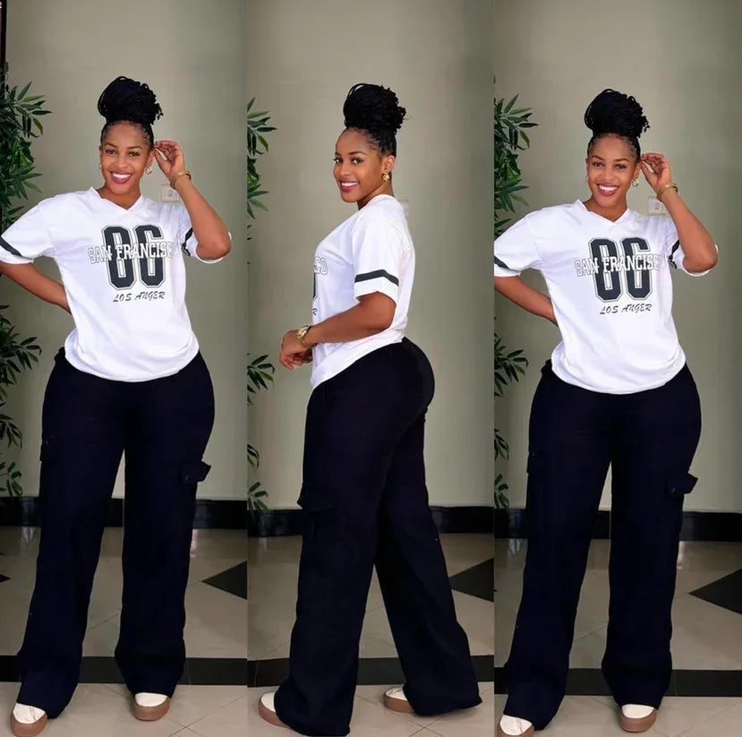 2 pièces femmes ensembles Dashiki africain nouveauté été printemps correspondant ensembles deux pièces ensembles haut pantalon costumes tenues vêtements 2025