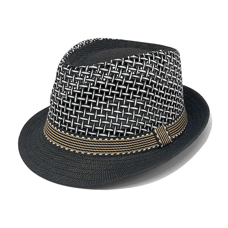 Nouveau chapeau Panama mode d'été Simple hommes et femmes à large bord femme Jazz haut-de-forme classique Gentleman chapeau de soleil hatsombrero hombre