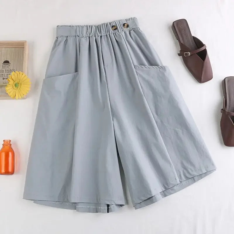 Jupe amincissante pour femme, pantalon moulant, taille élastique, couleur unie, nouveau style, été