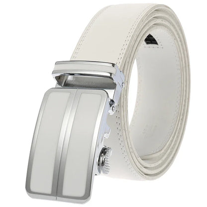Plyesxale-Ceinture habillée en cuir véritable pour homme, cuir de vachette, automatique, strucformel, environnemental, rouge, noir, marron clair, B272