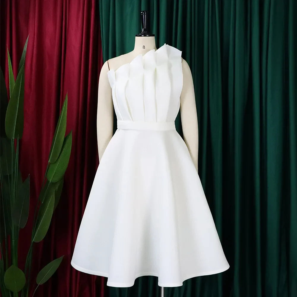 Vêtements africains robes de soirée de mariage africaines pour femmes élégantes 2024 été afrique sans manches Polyester soirée robe mi-longue robes