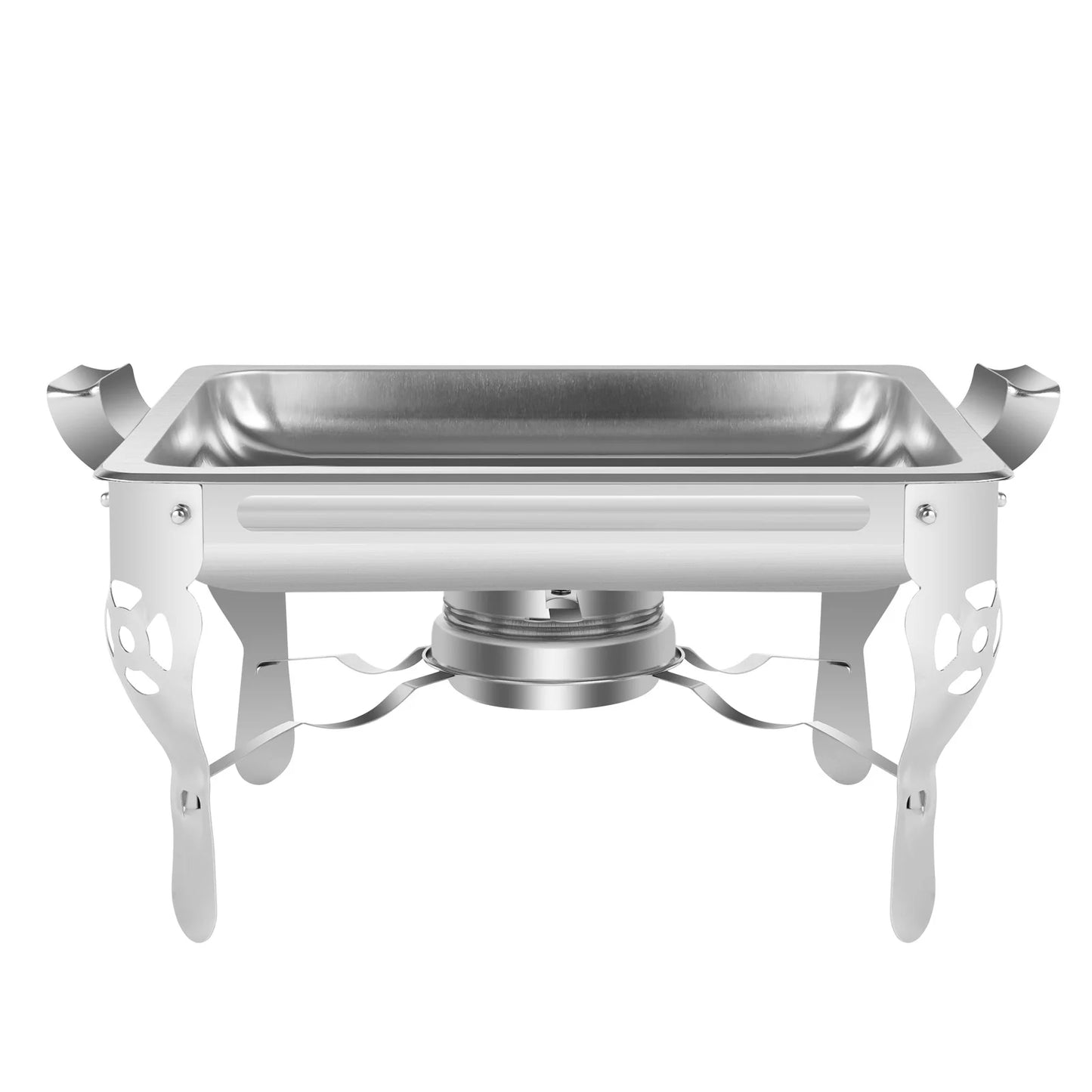 Réchaud/couvercle en acier inoxydable 6L, récipient chauffant pour Catering, Buffet de fête, poêle carré en libre-Service