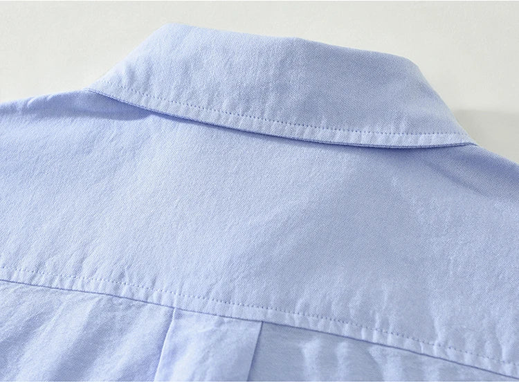 Chemise Patchwork blanche pour hommes, en coton, ample, à manches longues, à la mode, nouvelle collection printemps 2024