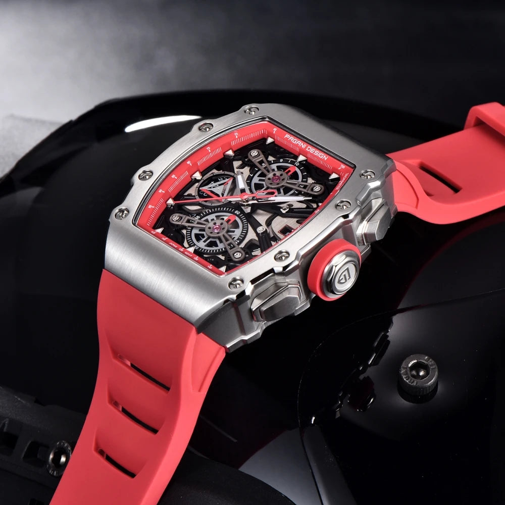 PAGANI DESIGN 2023 nouveau 40MM baril creux mode décontracté hommes montres à Quartz saphir verre montres à Quartz chronographe horloge