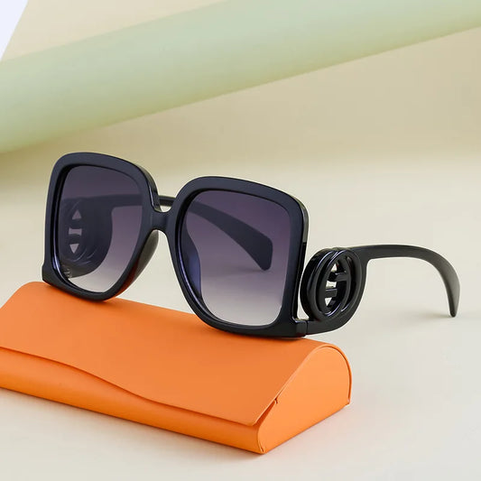 Nouvelles lunettes de soleil pour femmes rétro mode lunettes de soleil polygonales épissage couleur bloquée lunettes Design de luxe Uv400