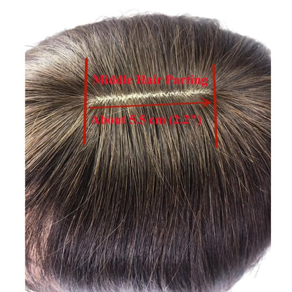 Cheveux humains Toppers pour femmes 10x11 cm dentelle PU Base toupet Topper vrais cheveux humains Clips dans les postiches couverture blanc chauve cheveux