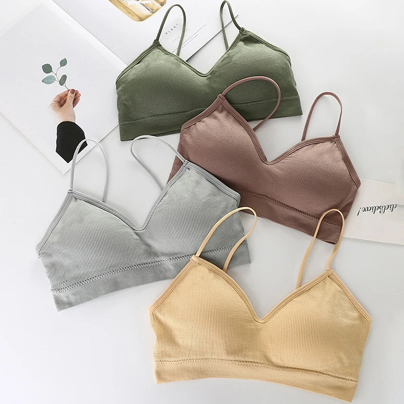 Femmes Sport soutiens-gorge séchage rapide élastique rembourré gymnase course biais soutien-gorge couleur unie Fitness Yoga Sport dessus respirants