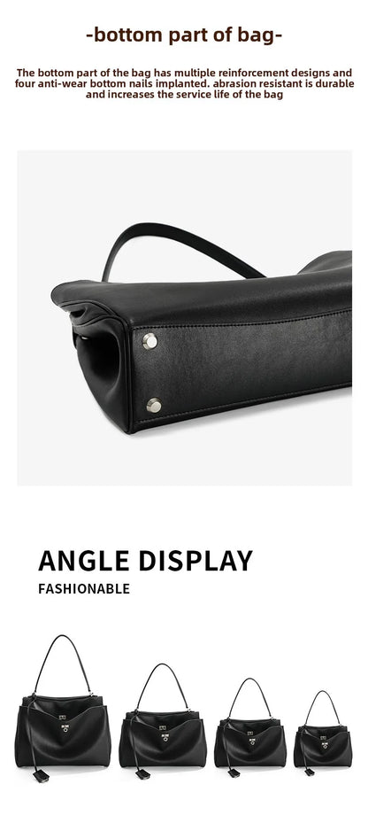 2025 Rodeo cuir grande capacité sac fourre-tout de banlieue sac à main à bandoulière unique sac à bandoulière sous les bras pour les déplacements élégants