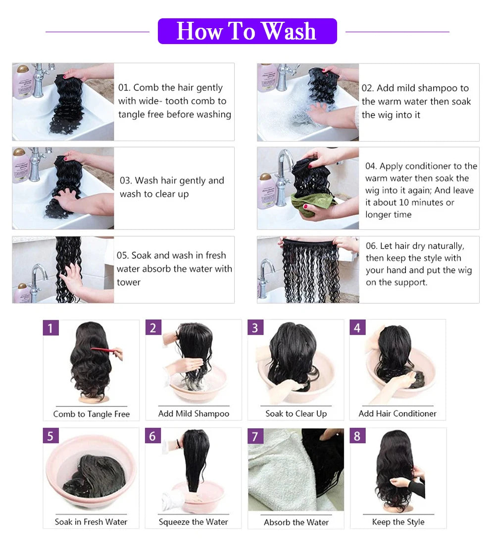 450 densité sans colle perruque cheveux humains Afro crépus bouclés 13 × 6 HD dentelle frontale perruque 360 HD Transparent dentelle perruque cheveux humains porter et aller