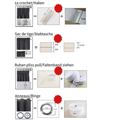 Rideaux en velours ombré or et bleu, haut de gamme, style européen et américain de luxe, pour chambre à coucher, salon, personnalisation de villa