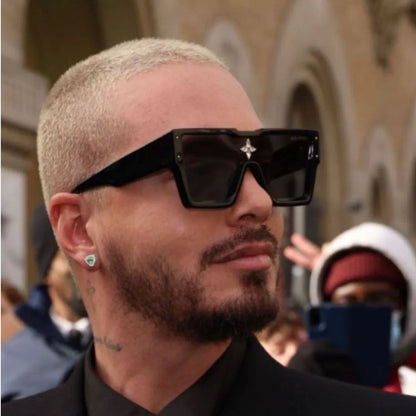 Lunettes de soleil Cyclone de luxe élégantes pour hommes et femmes, lunettes de soleil carrées de styliste pour la conduite d'aviation, nuances de mode UV400