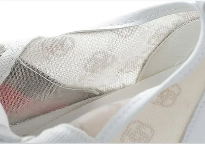 9cm femmes chaussures grosses baskets Air maille évider en cuir véritable blanc chaussures compensées plate-forme talon pompes Mujer Bombas