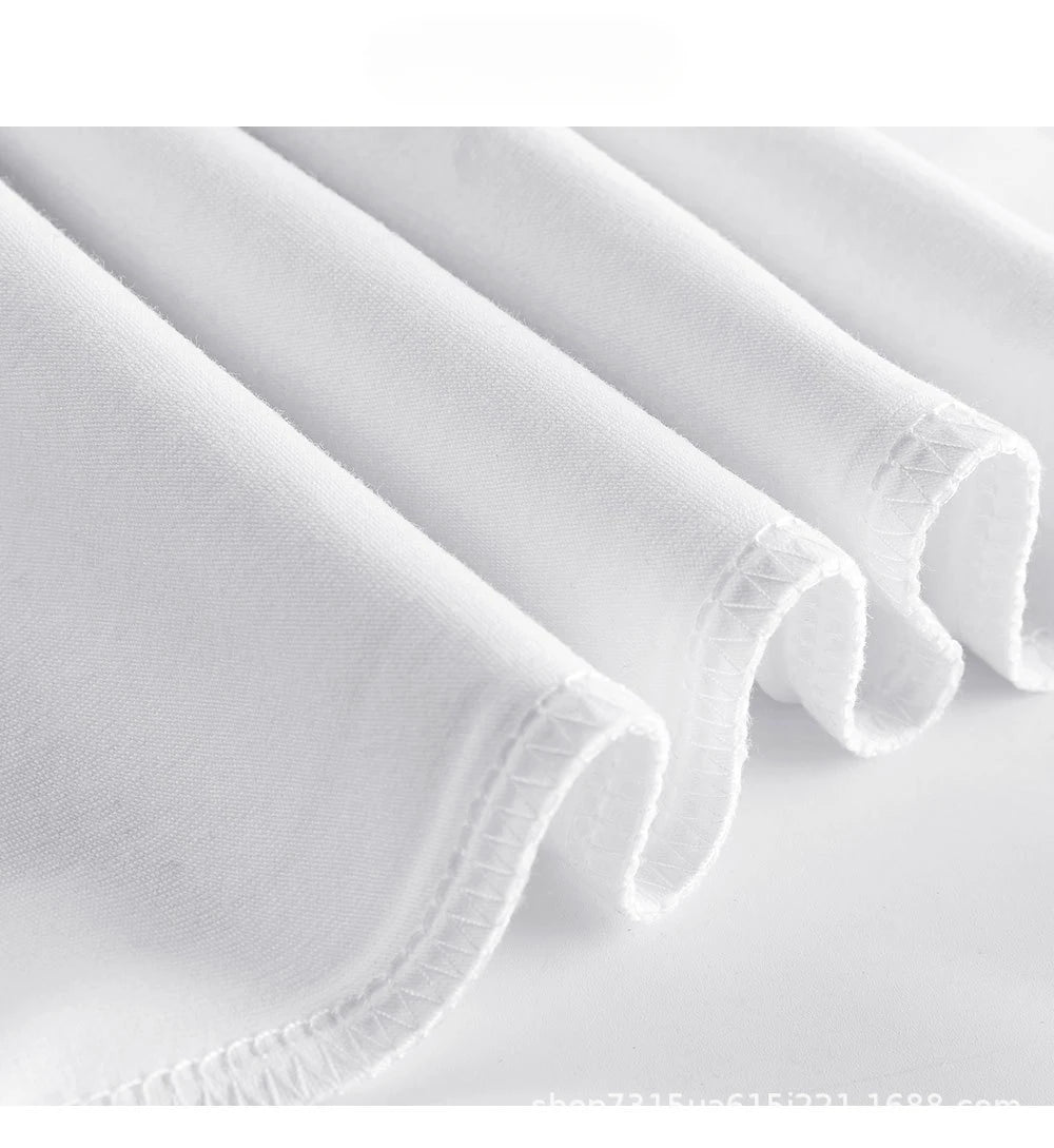 T-shirt à manches courtes en coton épais, Beige, 300g, col rond, ample et Base, pour hommes et femmes, été