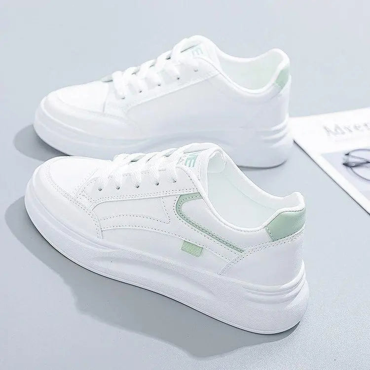 Chaussures de tennis à plateforme respirante pour femmes, chaussures de course blanches, baskets décontractées pour femmes, mode d'hiver, nouveau