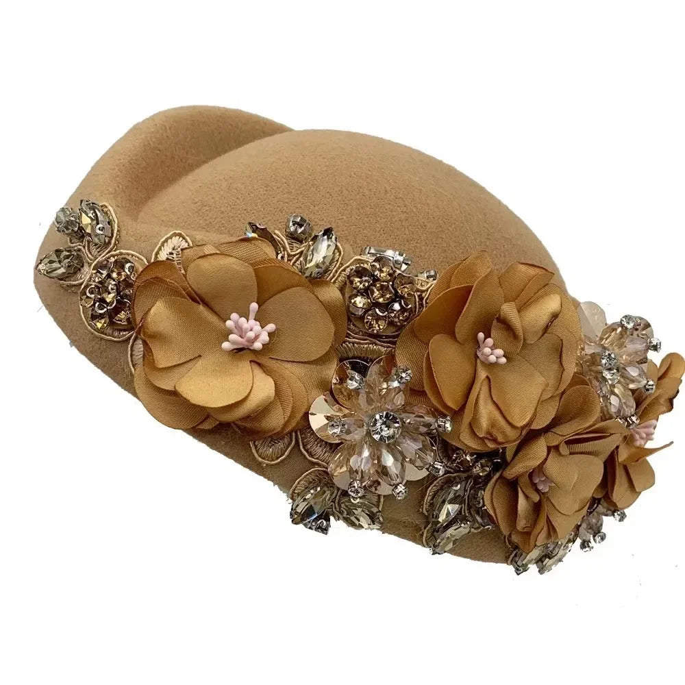 Chapeau Turban africain pour femmes, couvre-chef africain, mode été automne 2023, église avec fleurs, casquettes souples pour fête, enveloppe de tête décontractée