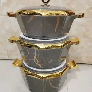 3 pièces ensemble boîte d'isolation alimentaire isolé thermique marmite boîte isolation Pot boîte à déjeuner conservation de la chaleur