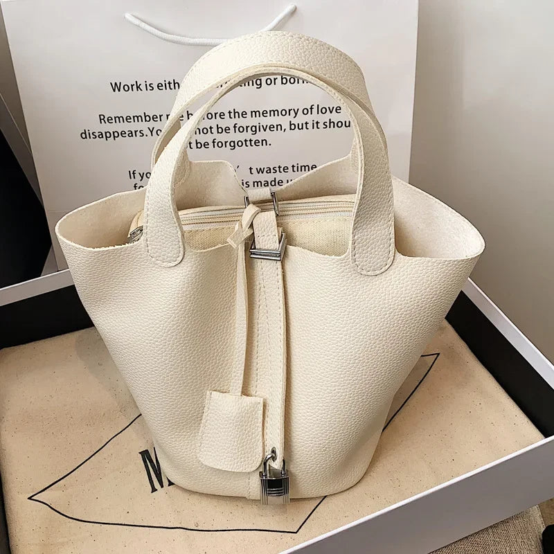 Sac à main en cuir PU pour femmes, Design Unique haut de gamme, offre spéciale de la saison, sac seau tendance, polyvalent à la mode, Si