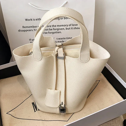 Sac à main en cuir PU pour femmes, Design Unique haut de gamme, offre spéciale de la saison, sac seau tendance, polyvalent à la mode, Si