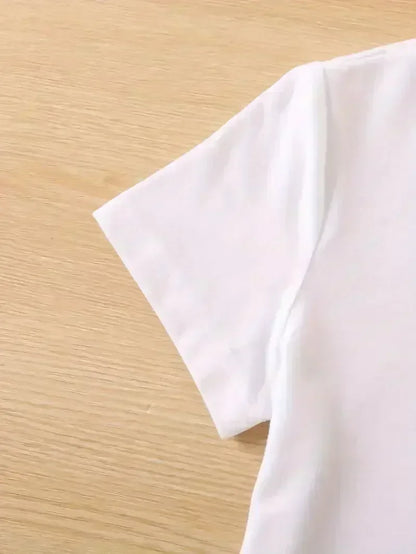 Mode Bonjour Paris texte imprimé à manches courtes imprimé T-Shirt vêtements de sport femmes T-Shirt graphique vêtements haut T-Shirt