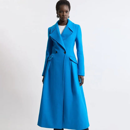 Costume élégant pour femmes, manteau Long, Double boutonnage, Blazer élégant, fête sociale, Occasion formelle, vêtements féminins