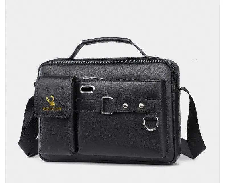 Sac à bandoulière en cuir PU pour hommes, sacs de poitrine imperméables, sacs de voyage, sacoches à la mode, offre spéciale