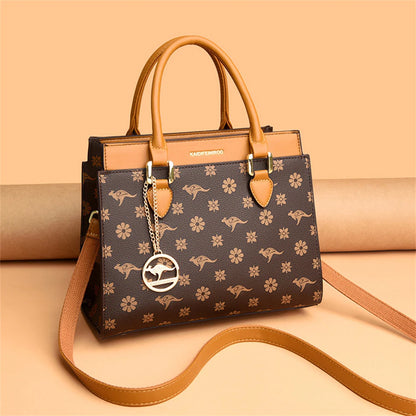 Sacs à bandoulière en cuir College pour femmes, sac à main de luxe pour femmes, sac fourre-tout Messenger, haute qualité, 2024