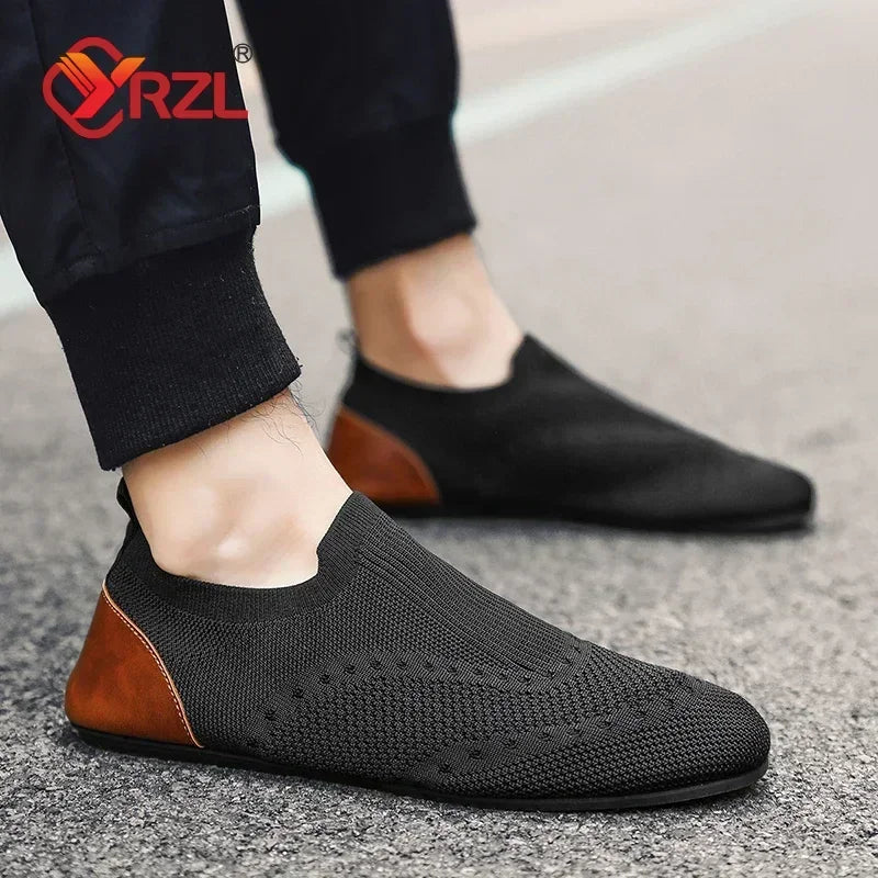 YRZL-Mocassins Légers pour Homme, Chaussures Plates Astronomiques, Conduite, Marche, Sans Lacets, Loisirs, Paresseux, 2024
